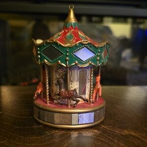 Vintage Noma Merry Go Round Carousel Ornament